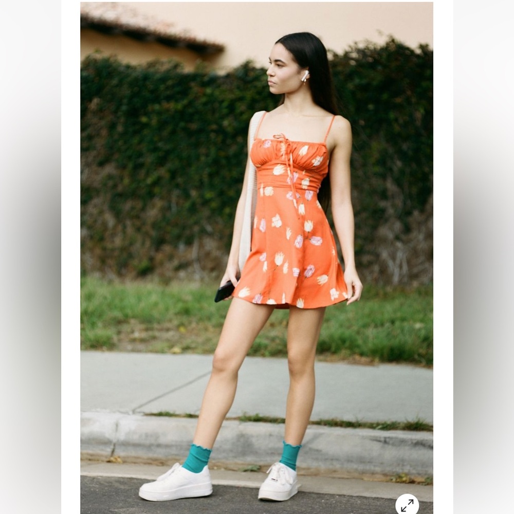 Urban Outfiters Floral Mini Dress - Picture 2 of 7